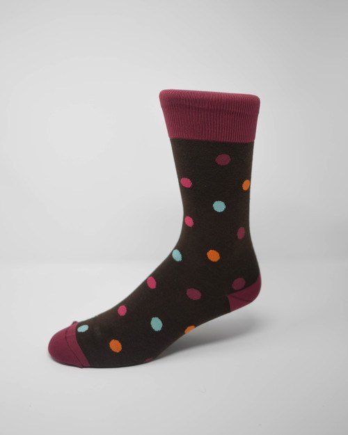 Custom Polka Dot Dress Socks | Custom Sock Shop