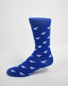 Repeated Logo Dress Socks | Custom Sock Shop
