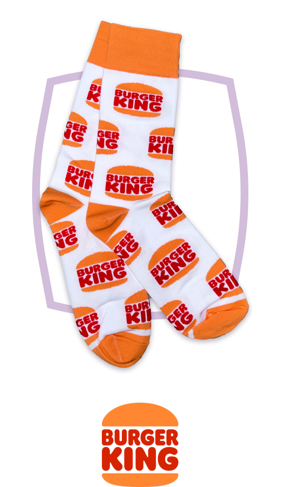 custom Burger King socks