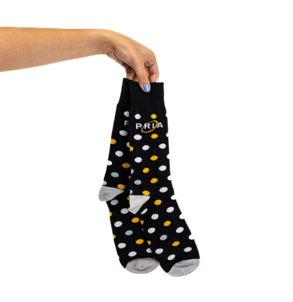 Custom Business Polka Dot Socks - Image 5